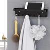 Wall Mounted Storage Rack Plastic Shelf Organizer New Key Holder  For Kitchen Bathroom