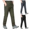 Мужские повседневные брюки Мужские походные брюки Средней толщины Ветрозащитные и водонепроницаемые Теплые эластичные брюки