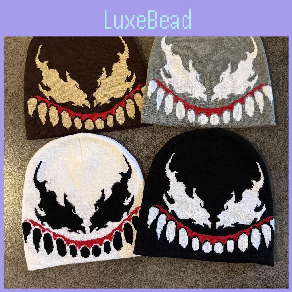 Knit Venom Fashion Cap Casual Streetwear And Warmth Hat With No Brim Design