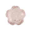 Nordic Style Glass Sakura Disc Gold Inlay Flower Candle Holder Creative Sauce Bowl  Ice Cream