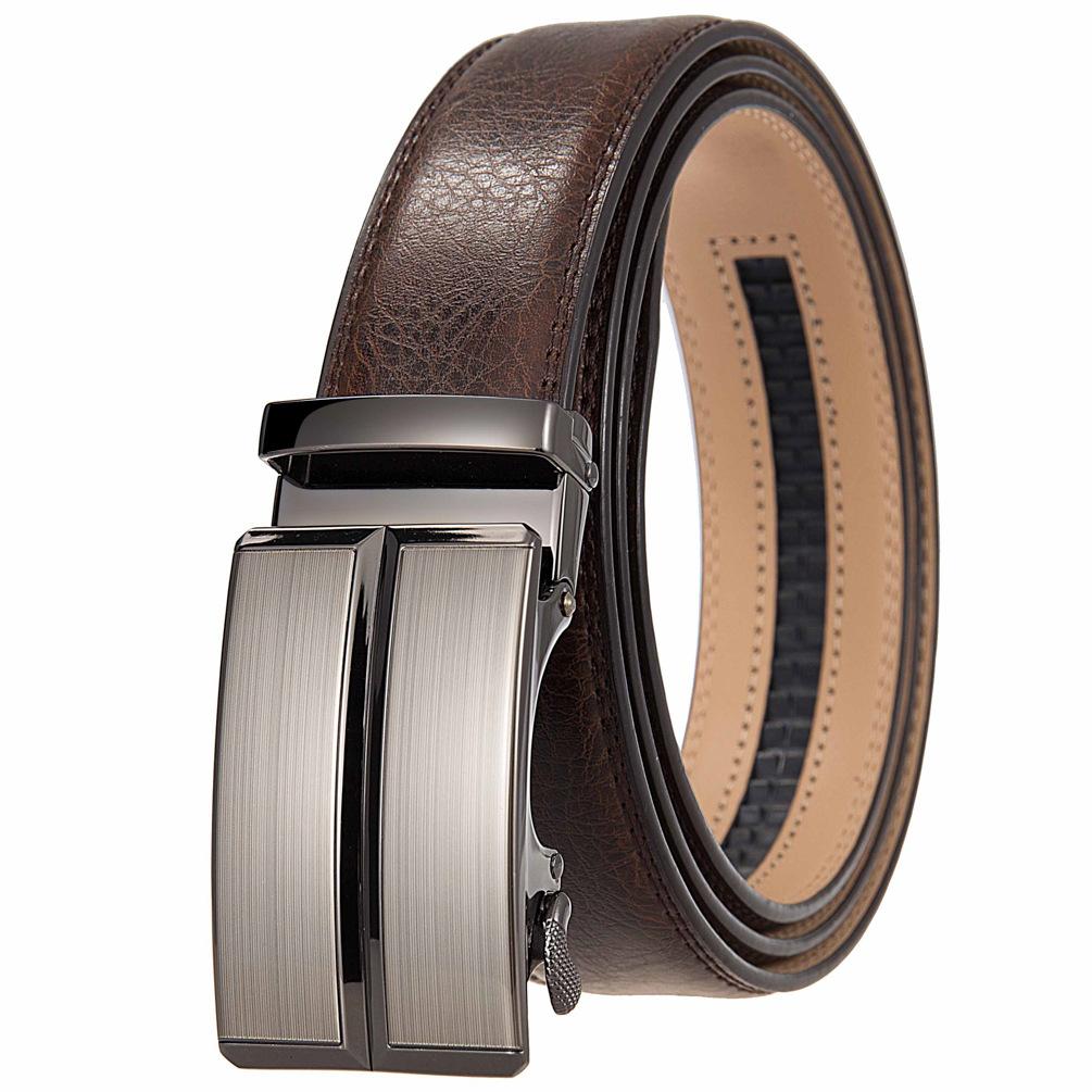 Двухслойный ремень, ремень с автоматической пряжкой, мужской ремень, повседневный, аксессуары Ly36-87136-1