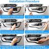 Для BYD Sealion 7 EV 2024 2025 2 шт. Защитная пленка для фар автомобиля Прозрачная Закопченная Черная Наклейка из ТПУ