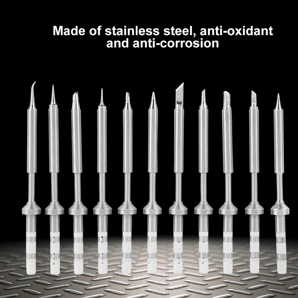 Электрический паяльник с наконечником Mini Pen Type из нержавеющей стали, сменные наконечники для паяльника TS100