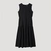 [She S Miss] Платье без рукавов из хлопковой смеси Swwopp22140 Bk