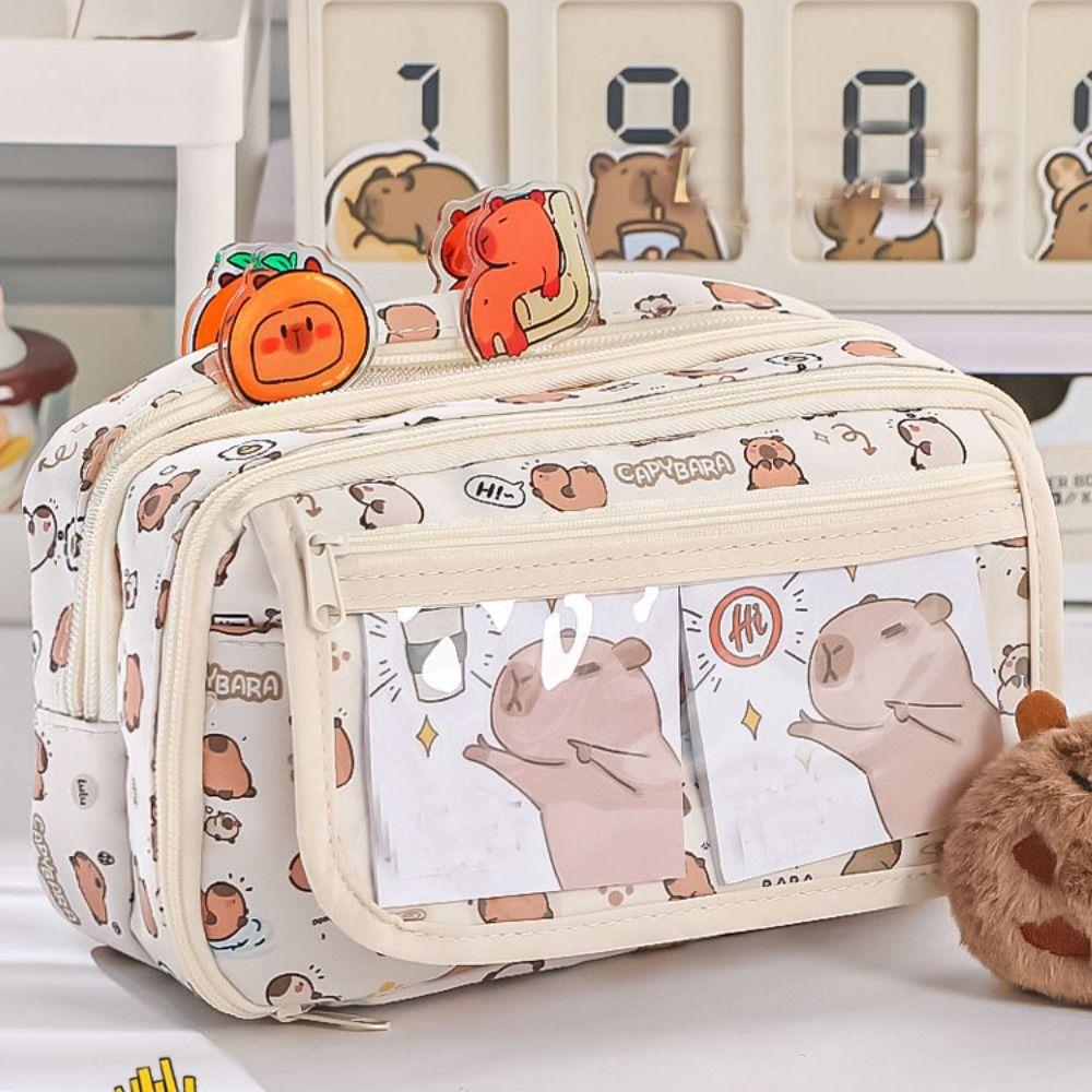Милый пенал мультяшный пенал сумка для ручек пенал для студентов