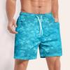 Men's Fashion Printed Elastic Waist Casual Yoga Pants Beach Shorts