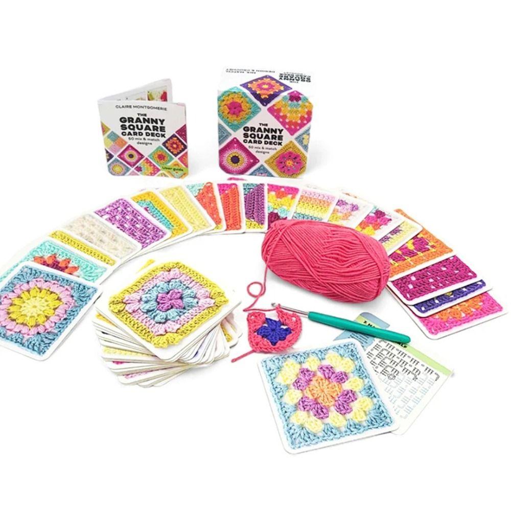 50 шт./кор. ручная работа DIY вязаный узор открытка бабушки вязаный узор набор швейные принадлежности