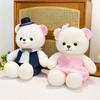 Romantic Wedding Couple Teddy Bear Plush Doll Commemorative Gift
