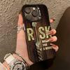 Чехол для телефона Day Trader Trading RISK RICH для iPhone 17,16,15,14,13,12,11 Plus,Pro Max,XS, Цветной Серебристо-Черный Чехол