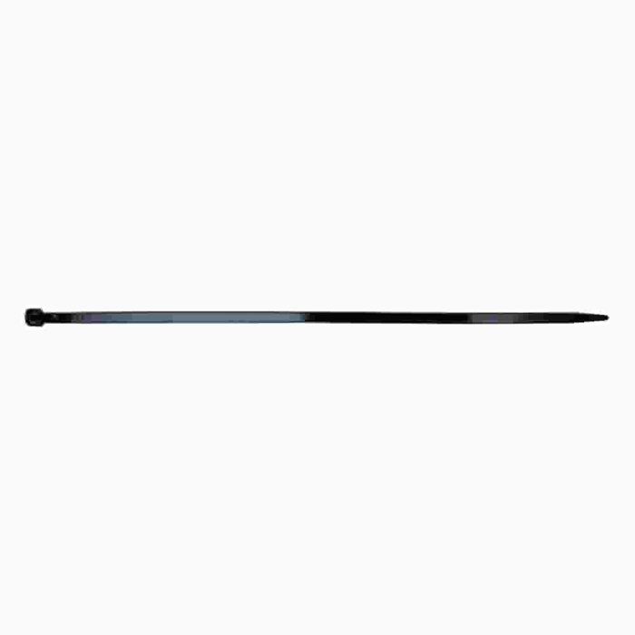 Black Cable Ties, 200x2.5mm, UV, Pack of 100