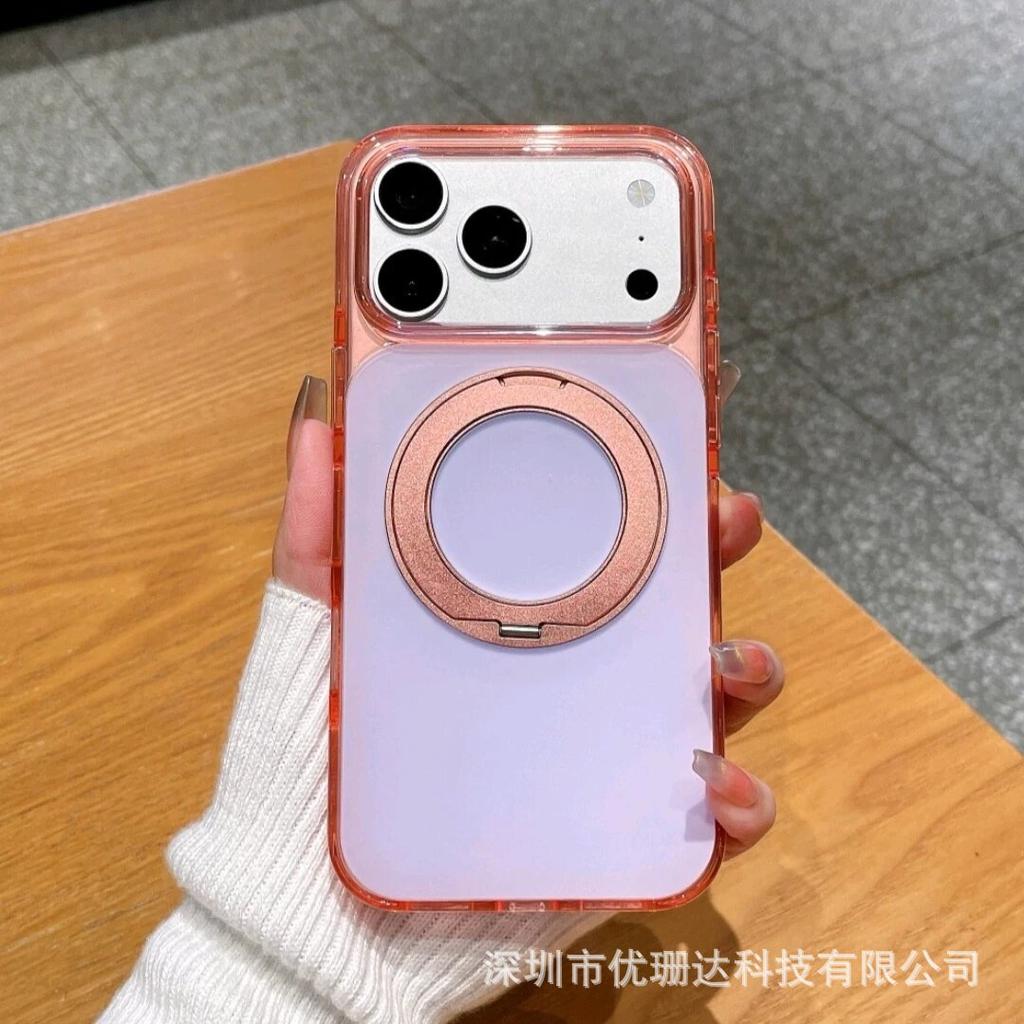 Применимо к iPhone11Promax цветной вращающийся магнитный держатель присоска чехол для мобильного телефона Apple 11 матовый защитный чехол