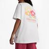 Converse Grow Together Drop Shoulder Sleeve T Shirt Women's White (Unisex) T-Shirts 10025447 A03