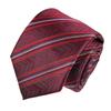 [Michiko London] Gift Boxed Freshers' Recruitment Tie, Brand Silk, Perfect for Gifts, Stylish, Ideal for Suits and Jackets, Men's (MKCP-33-D Wine)
