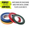 66 Meters Marking Tape Multicolor Mylar Tape High Insulate Adhesive Coded Tape