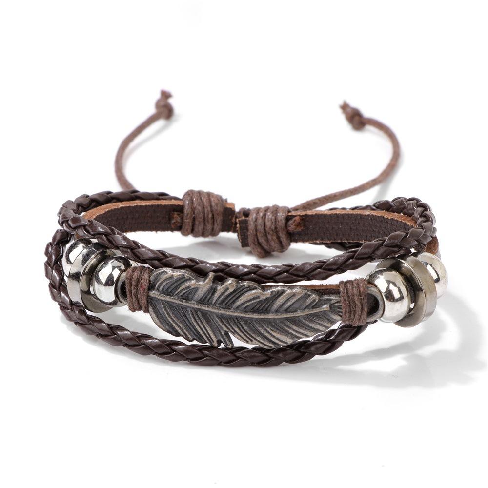 JYL TS Bracelet Men's Volcanic Stone Crown Set Bold Enhances Authority And Luck