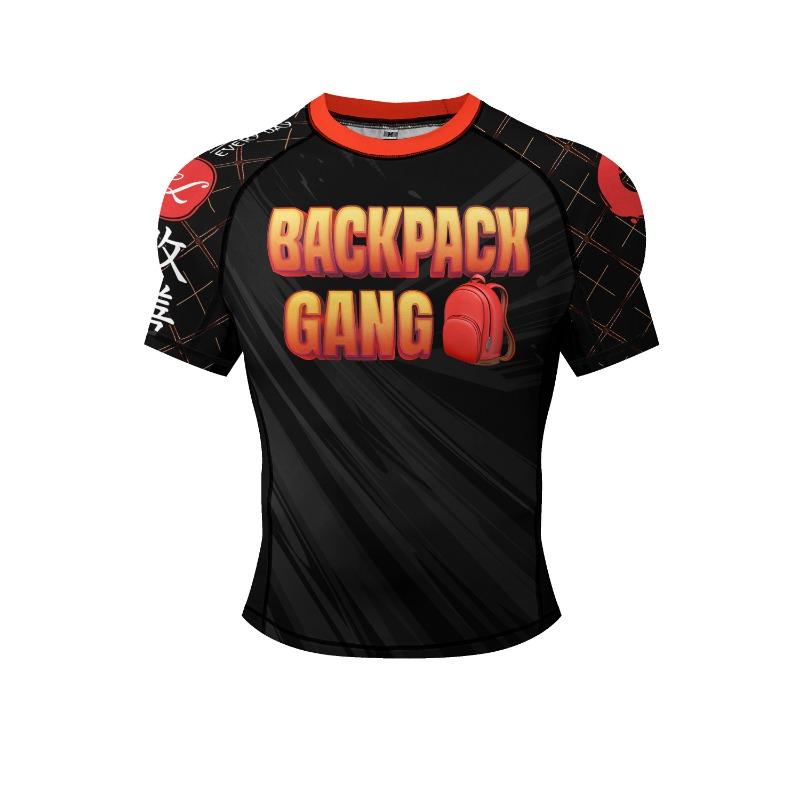 Красивые Мужские Компрессионные Футболки для Бега Спортивная Одежда Защита от Потертостей для Тренажерного Зала С Силиконовым Подолом Для Бокса Тренировок Джиу-Джитсу Bjj Спортивные Топы