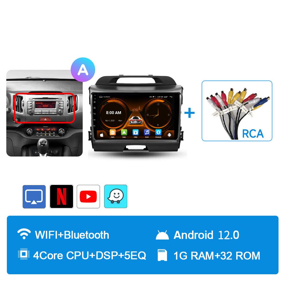 JIUYIN AI Голосовое 2 din Android Авто Радио Для KIA Sportage 3 2010-2016 Carplay 4G Авто Мультимедиа GPS 2din автомагнитола