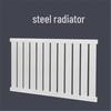 FengZhi 8050 Single Layer Wall-Mounted Hydronic Radiator