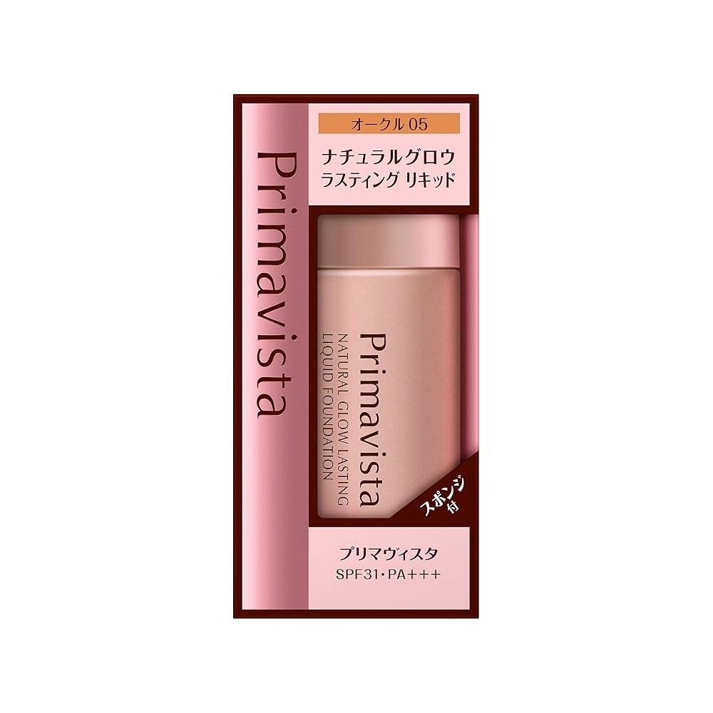 Японский продукт Primavista Жидкая тональная основа Natural Glow Стойкая OC5 30 мл