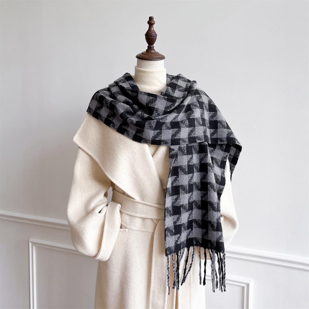 Luxury Winter Scarf Women Cashmere Warm Pashmina Brand Foulard Female Shawls Wraps Thick Soft Bufanda Poncho Scarves Stole