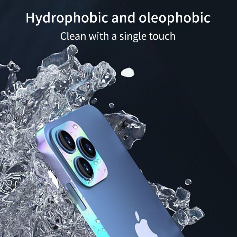 Для iPhone 16 Pro Max 16e 15 Pro Max 14 Pro Max 13 Plus 13 Mini 12 Pro Max светящаяся в ночи рамка-наклейка пленка + защита объектива камеры