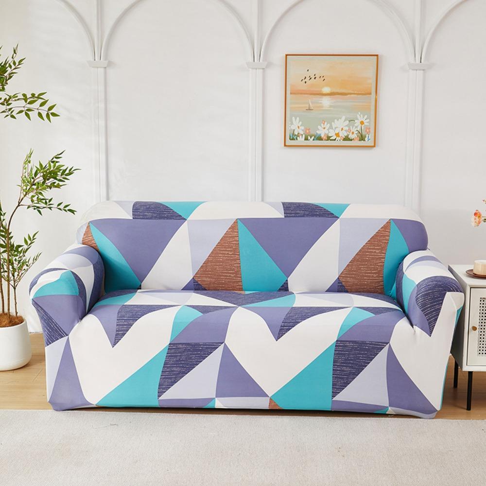 Эластичный диванный чехол с принтом Универсальный тянущийся протектор для дивана Защитник мебели