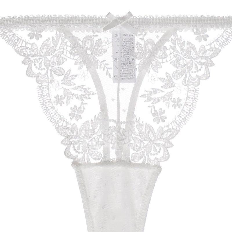 Embroidery Lace Sexy Women French Bra Set Sweet Top Pushup Wedding Bralette Bra Panty Sets Comfortable Intimates