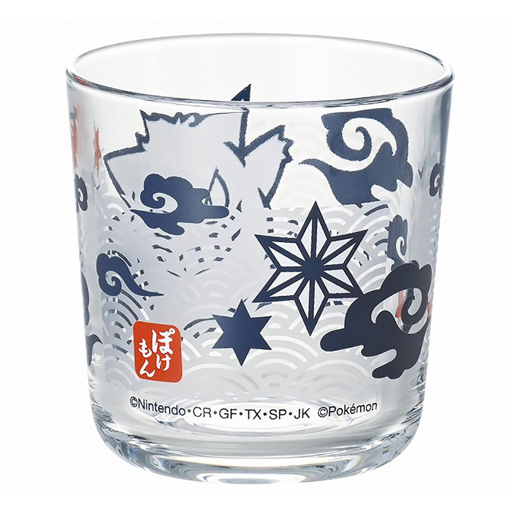 Kaneshotouki Gengar Glass Cup Tumbler 8cm Paper Cutout 140164 "Pokemon"