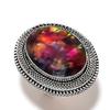 Ammolite Gemstone 925 Sterling Silver Gift Jewelry Ring Size 7