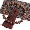 LEOBEE Мужские четки ручной работы, изготовленные из натурального тутового и розового дерева, подходят для похорон, поминальных служб и рецитаций, подходят для