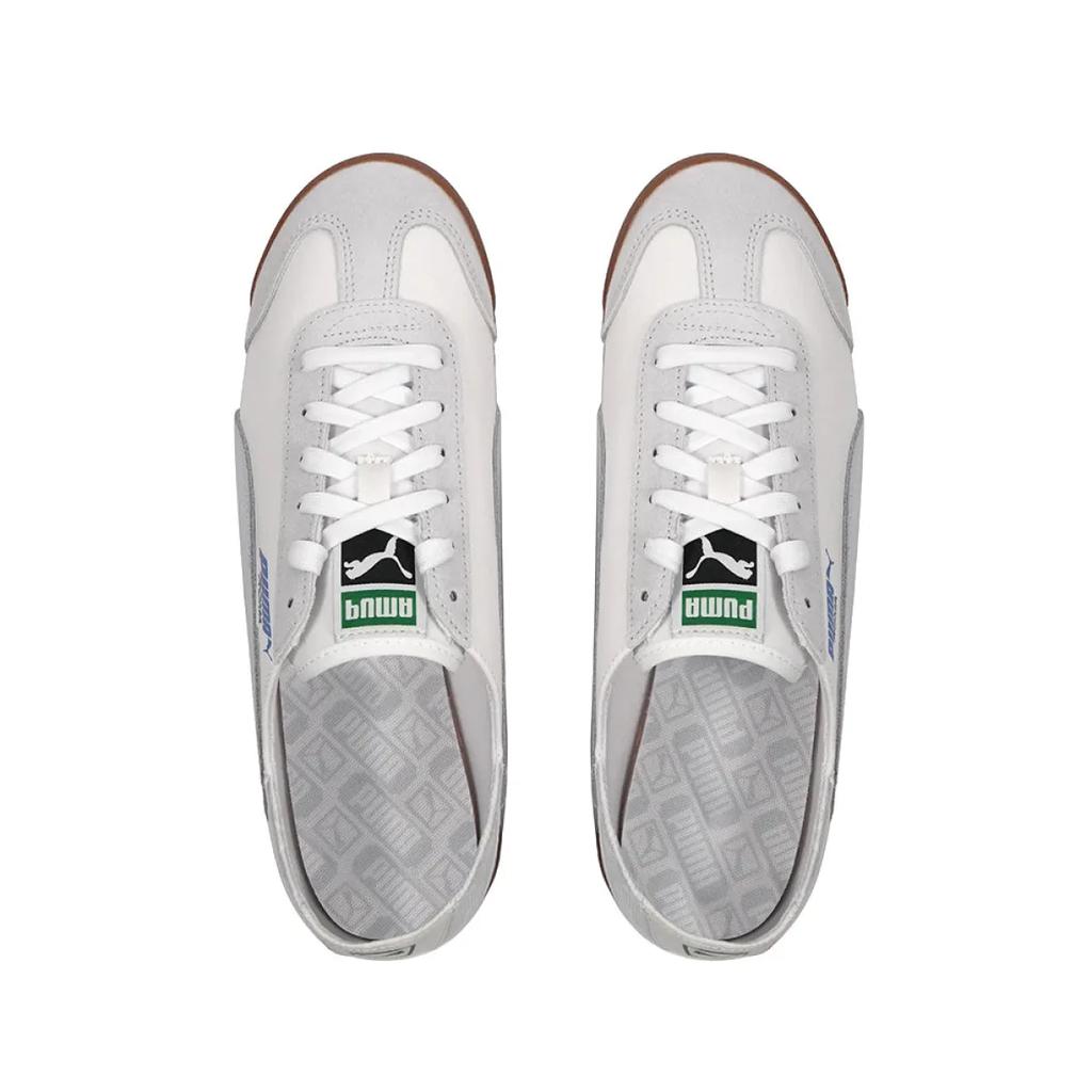 New PUMA Roma Versatile Mule Sneakers 'White Grey' 398332-04