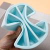 Ice Cube Non-sticky Tray Multi-purpose Flexible 4 Grids Long Silicone Ice Cube Pudding