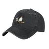 Vintage Pingu Baseball Cap Unisex Women Distressed Washed Headwear Penguin Cartoon Meme Outdoor Activities Adjustable Fit Caps Hat
