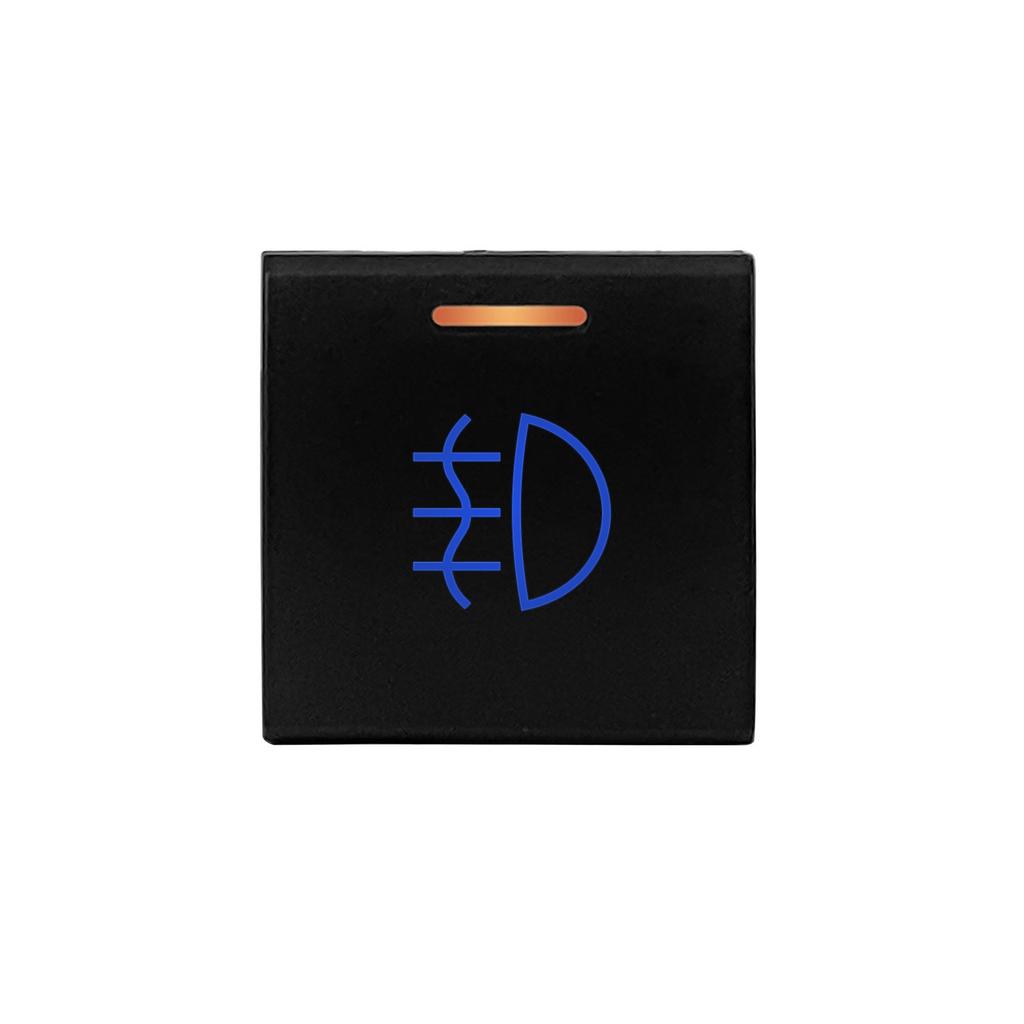 12V Blue Orange Light Latching Momentary Push Switch 22 X 22mm For Toyota Prado 150 Series Camry Hiace Corolla RAV4 Land Cruiser