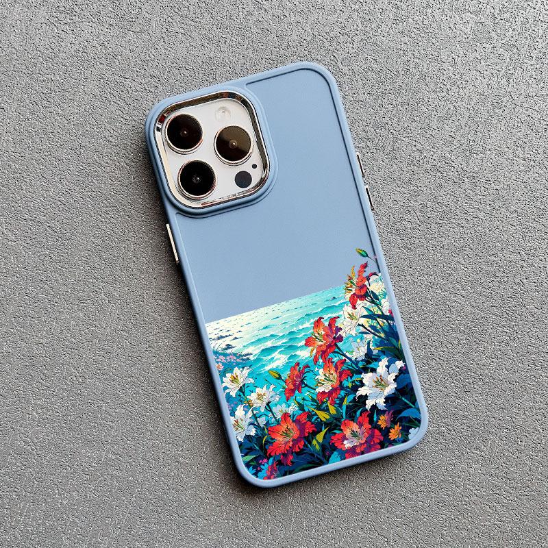 Летний чехол для телефона с цветком ромашки для IPhone 11 12 13 14 15 Pro Max 15 14 8 7 Plus SE 2020 XS X XR Ударопрочная силиконовая задняя крышка