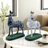Европейский свет роскошь искусство зебра орнаменты крыльцо спальня гостиная кабинет смола ремесло модель комната домашнее украшение