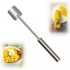 Stainless Steel Corn Peeler Serrated Corn Stripper Peelers Cob Shaver Planer Thresher Cutter Kitchen Fruit Vegetable Gadget Tool