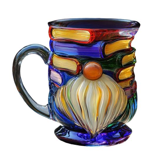 3D Расписная кружка-книга для горячих и холодных напитков 300 мл Штабелируемая чашка-книга Подарки для читателей, писателей, библиотекарей