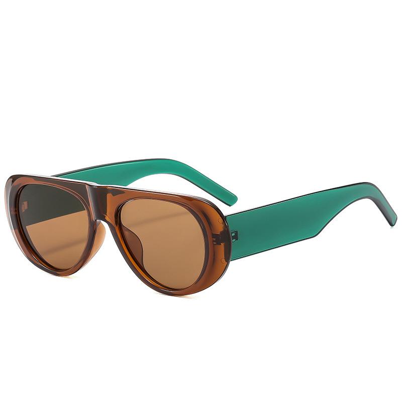 Винтажные женские квадратные солнцезащитные очки с большой оправой, брендовые, черные, круглые, крутые, мужские солнцезащитные очки, цельные, дизайнерские, солнцезащитные очки-авиаторы