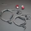 Кабель для наушников MMCX с регулятором громкости микрофона для Shure SE215 SE315 SE535