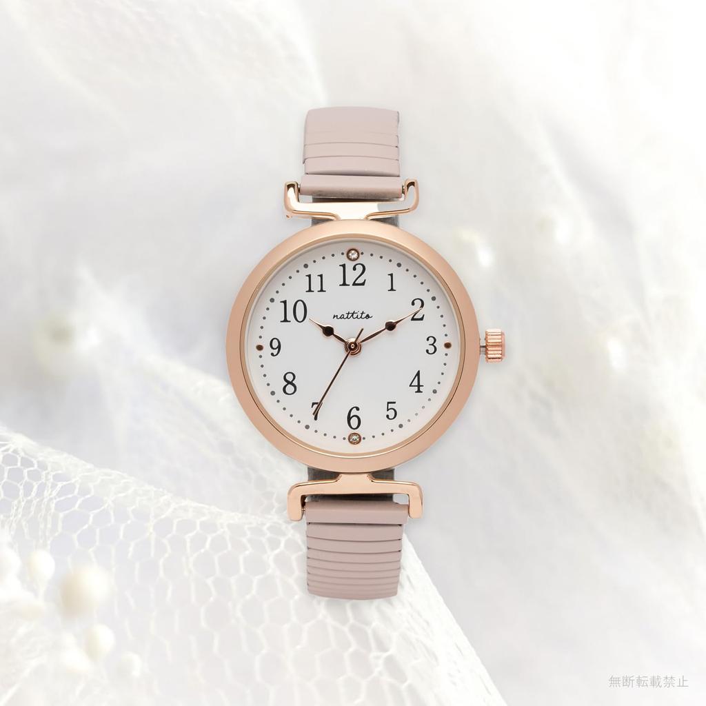 FIELD WORK WP NADIA Pink MKJ3015-2 Women's Analog Watch Metal Band Stainless Steel 5 ATM Water Resistant