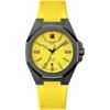 Typhoon Silicone Strap Yellow Dial Quartz 7006.1878 100M Men's Watch