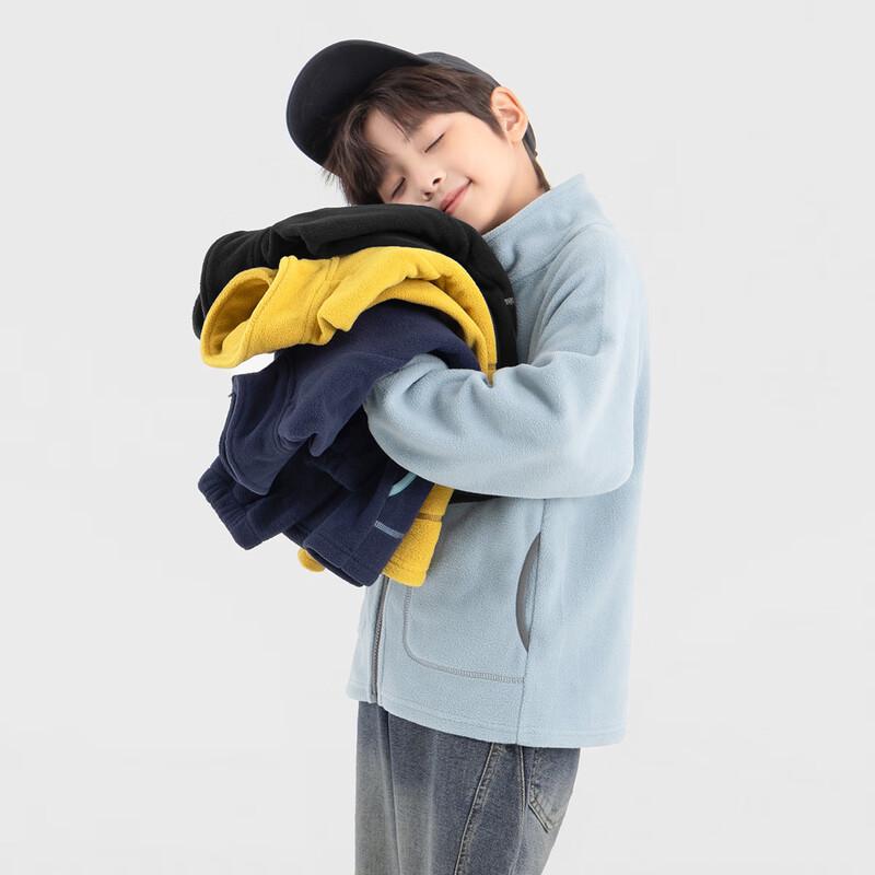 Мальчиковый флисовый кардиган Dodoja с цветовыми блоками и воротником-стойкой