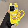 KEYSION Милый мультяшный чехол с ушками для HONOR X7c со шнурком Мягкий силикон+ПК Противоударный чехол для телефона для Huawei Honor 200 Smart 5G