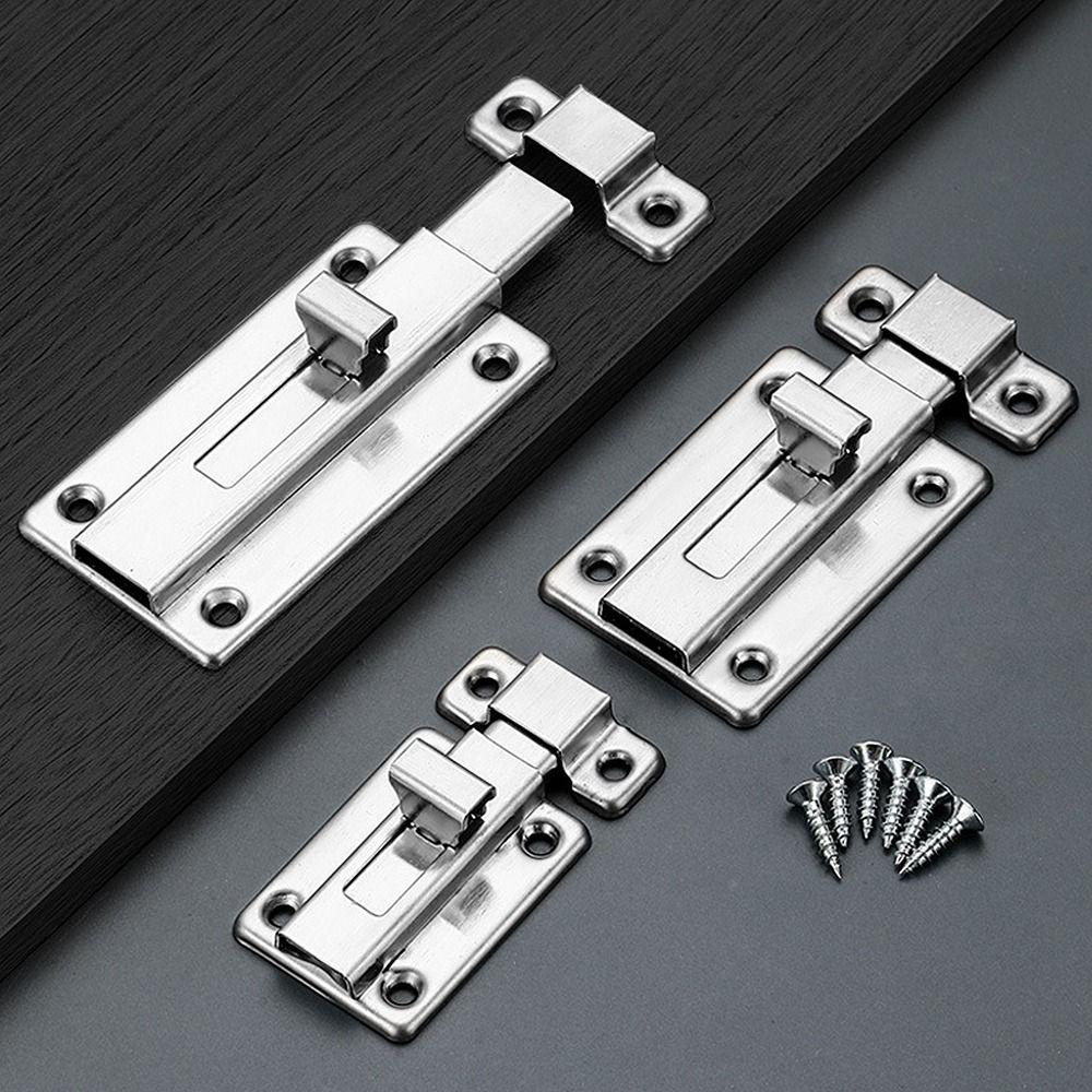 1 комплект Защелка-болт из нержавеющей стали, мебельная фурнитура, пружинные защелки, самозащелкивающаяся защелка, для дома