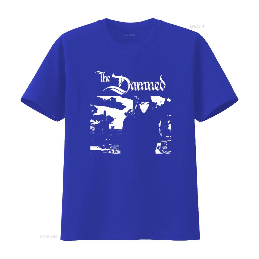 The Damned Goth Punk Rock T Shirt Retro Style High Quality Print Perfect For Fans Vintage Designer Clothes Stretched