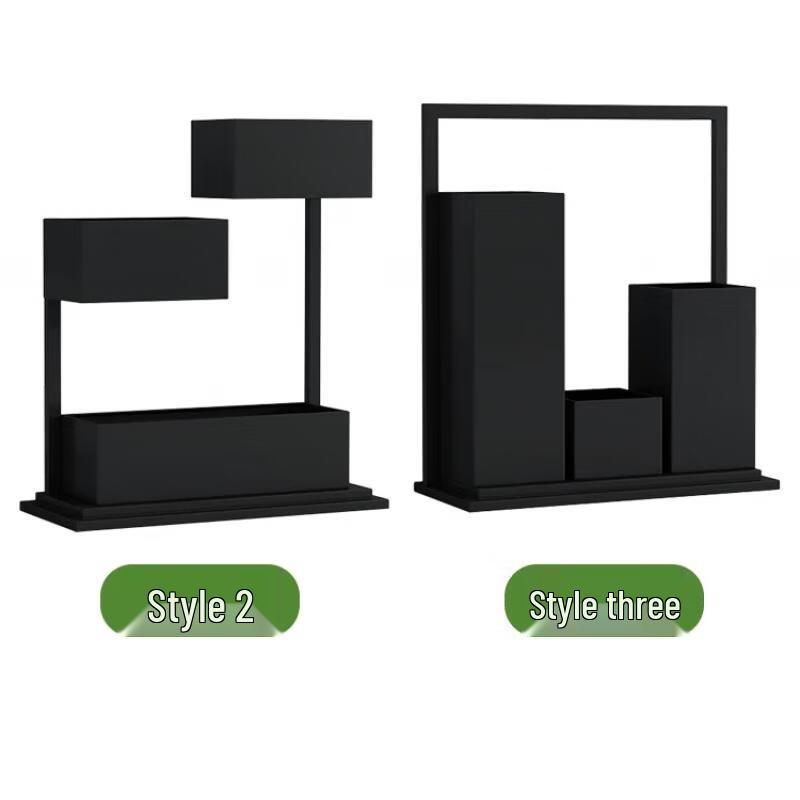 Уличной декоративный металлический кашпо и перегородка