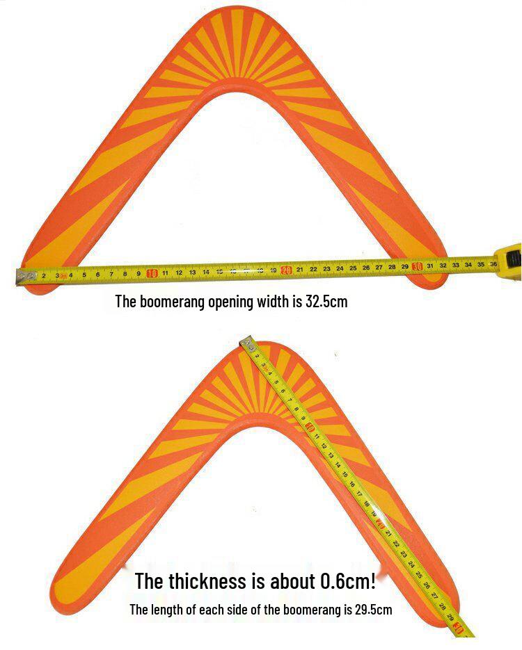Детский деревянный возвращающийся V-образный метательный стик фрисби для занятий спортом на открытом воздухе