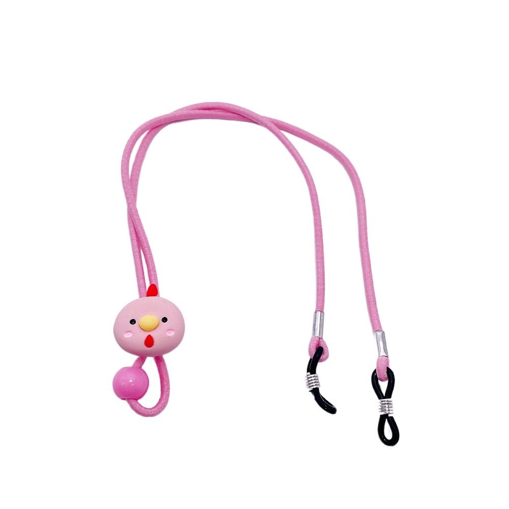Elastic Hanging Neck Glasses Chain Anti-Lost Cartoon Glasses Rope Christmas Gift Kawaii Ear Hook Holder Girl Boy