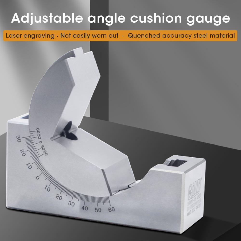 Alloy Steel Material Micro Gauge Block 0-60° Range Adjustable Angle Block  For Milling Machine